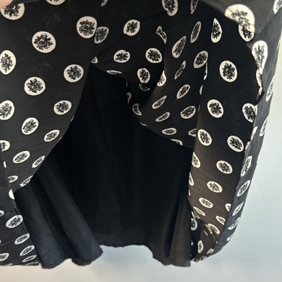 Modcloth Black and White Long Sleeve Dress - Picture 7 of 16